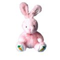 Peluche Big Ear Grey Rabbit